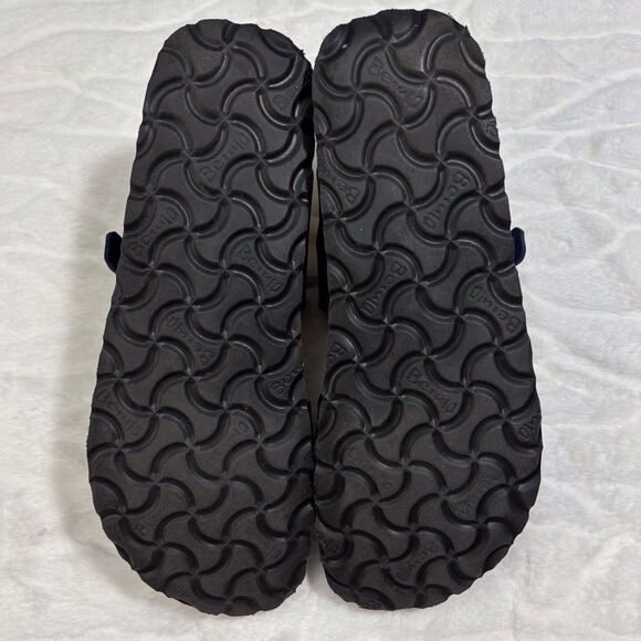 Birkenstock Betula Mia Leather Sandals Toe Loop Navy Blue Women’s 6 Narrow - Picture 6 of 8